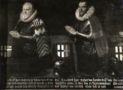 104068 Portret van Diederik Bloys van Treslong, landcommandeur van de Duitse Orde Balije van Utrecht (1612-1619), ...